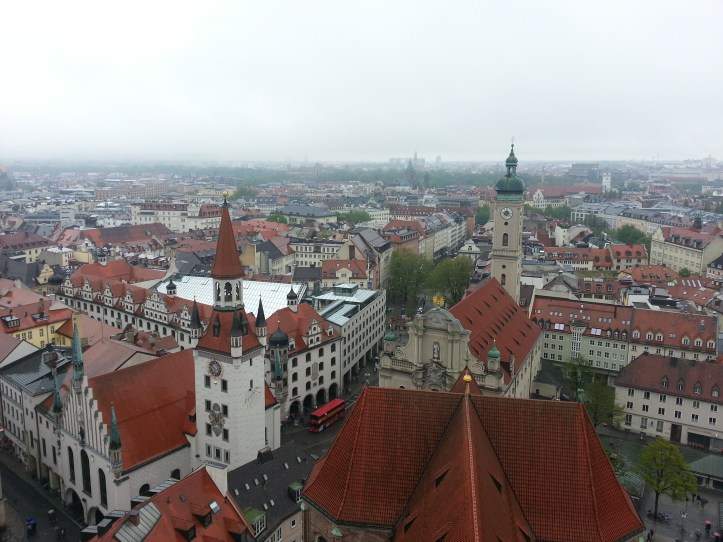 rooftops near Marienplatz